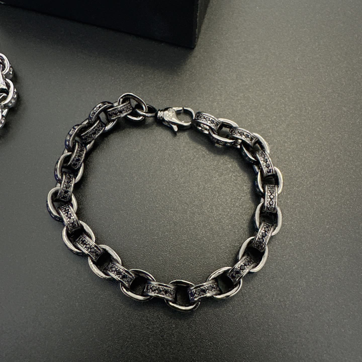 Chrome Hearts Silver Chain Bracelet